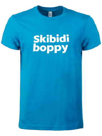 Maglietta Skibidi Boppy - Meme AI - TURQUOISE